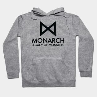 Monarch: Legacy of Monsters titles (black) Hoodie